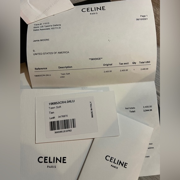 CELINE Teen Soft 16 Smooth Calfskin Tan - Picture 10 of 10